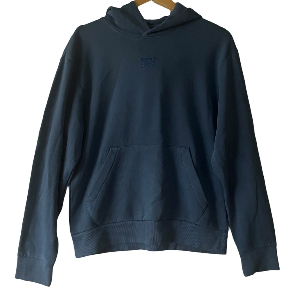 Reebok Men's Boundless Blue RI Washed OTH Hood Sweatshirt Size‎ S New Sporty